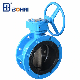  Flanged Solenoid Pneumatic Industrial Control Double Flange Butterfly Valve