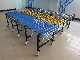 Vehicle Loading Offloading Gravity Flexible Expandable Roller Skate Wheel Conveyor