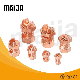  Earthing Accessories Red Copper Plated Brass Cable Connector Clamps Split Bolt Wire Split Bolt Connector