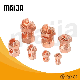 Earthing Accessories Red Copper Plated Brass Cable Connector Clamps Split Bolt Wire Split Bolt Connector