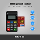  Battery Powered Bluetooth Smart NFC Magnetic Mobile Card Reader with Keypad (HTY711)