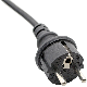 VDE Certification European Waterproof IP44 Schuko Cee7/7 Plug of Three Core Power Cord