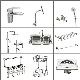 Professional Manufacturer 304 Stainless Steel Basin Water Bath Water Mixer Tap Basin Faucet Bathroom Sanitary Ware