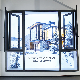  Sixinalu Tempered Glass Aluminum Profile Tilt and Turn Awning Casement Window
