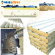 Fireproof Rockwool/EPS Insulated Steel Roof/Wall Sandwich Panels for Steel Buildings