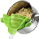 Customizable Adjustable Hands-Free Pan Strainer for Pasta Meat Vegetables Fruit