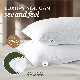  Hotel Collection Bed Pillows King Size Set of 2 - Down Alternative Bedding Gel Cooling Big Pillow for Back, Stomach or Side Sleepers