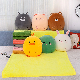 Soft Stuffed 2 in 1 Plush Animal Toy Cushion with Flannel Blanket