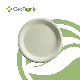  Eco-Friendly Disposable Biodegradable Paper Oval Plates for Food or Fruit