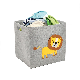  New Style Large Capacity Grey Felt Storage Basket Bin Durable Bucket Felt Animals Storage Baskets for Laundry Clothes