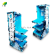 Floor Display Rack Foldable Corrugated Paper Hooks Pop Store Advertising Exhibition