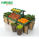 New Version Aluminium Profile Vegetable Display Rack for Supermarket