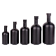 All Size Colored Matte Black Transparent Glass Wine Bottle 200ml 375ml 500ml 750ml with Stopper Stocked