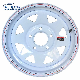  ISO CE Certified 12X4 4WD White Trailer Steel Wheel Rim for Utility Trailer