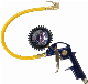 2023 Popular Tire Pressure Gauge with Rubber Hose and Quick Connect Coupler Oil Immersion Type for Auto Vehicle