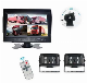 2CH 1080P Rear View Car Camera with 2PCS Camer and 7inch DVR Monitor Support SD Card for RV Forklift