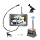 Magnetic Power Wireless Solar Car Camera with 5inch Monitor for Forklift RV