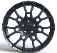 18X7.5 Machine Spoke Matt Black Alloy Wheel Rim Replica Wheels