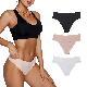  Women Ice Silk Ondergoed Tracelss Panty One Piece Slips Low Waist Laser Cut Brief Seamless Underwear Woman Pan