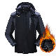 Men′s Winter Outdoor Waterproof Plus Size Ski Jacket with Fleece Lining