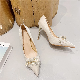 Stiletto Heels Pointy Christmas New Year Wedding Party Lady Dress Women Shoe