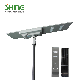  OEM Aluminum All in One Solar Street Light 30W 40W 50W 60W 80W 100W Integrated Public LED Street Light Garden Light with Motionsensor Discount for Road Lighting