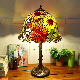  Tiffany Table Lamp European Retro Simple Bedroom Glass Table Lamp (WH-TTB-84)