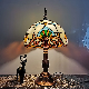  Tiffany Table Lamp E27 Baroque Bedroom Beside Rustic Table Lamp (WH-TTB-56)