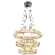  Modern Luxury Gold Crystal Chandelier for Interior Lighting Sitting Room Decoration