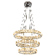 Modern Luxury Gold Crystal Chandelier for Interior Lighting Sitting Room Decoration