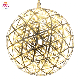 Modern Stainless Steel Chandeliers LED Fireworks Ball Lights