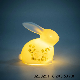 Ceramic Holiday Easter Bunny Table Top Decoration with LED Light, Holiday Easter Gift for Kid