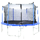 15FT Jumping Bed Factory Made Safety Net Bungee Double Protection with Zipper Exercise Fitness Trampoline