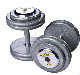 Hot Sale Cheap Price Cast Iron Dumbbell Manufacture Custom Gym Equipment Fitness Weight Lifting Power Training Baking Round Head Fixed Free Weights Dumbbell