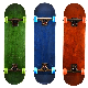 Professional OEM 100% Canadian Maple Wood Laser Logo Street Cruiser Longboard Skateboard