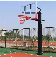  in Ground Basketball Hoop Height Adjust Goal/Stand Standard Tempered Glass Backboard Indoor/Outdoor Set