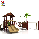 Amusement Park Forest Playsets Kids Toy Children Indoor Games Outdoor Play System Plastic Treehouse Factory Price Kids Slide Small Beach Playground Equipment