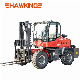  3.5ton Rough Terrain Forklift, 4 Wheel Drived, Chinese Top Engine, off Road Fork Lift Truck, Diesel All Terrain Forklift