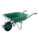 Wb6500 Heavy Duty Wheel Barrow Wheelbarrow with Load 130kg 65L 13X3 Inch Solid Rubber Wheel Garden Construction