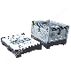  Folding Durable Heavy Duty Industrial Plastic Storage Crates Bins Pallet Box