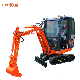  Hot Sale Ere18 1.8ton Crawler Excavator with 1000mm Tilt-Cleaning Bucket for Sale