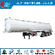 3-Axles Aluminum Carbon Stainless Steel Liquid Storage Semi Trailer Fuel Tank Trailer