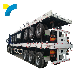  3 Axles 40FT Container Carrier Flatbed Semi Trailer 60FT 4 Axle Gooseneck Flatbed Semi-Trailer Trailer