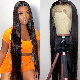 150% Density HD 13*4 Lace Remy Human Hair for Black Women Wholesale Brazilian Virgin Hair Transparent Lace Frontal Wig