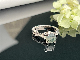  Wholesale Women Jewelry Oval Moss Agate Ring Engagement Wedding Ring