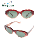 Hot Selling Classic Vintage Retro Women Luxury Shades UV400 2023 Acetate Sunglasses