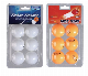 3star 6balls Custom Logo Professional Table Tennis Balls Ping Pong for Sports manufacturer