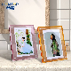  Wholesale Colorful Transparent Promotion Elegant Classical Acrylic Memorabilia Frameless Crystal Photo Picture Frame