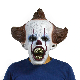  Halloween Scary Killer Mask Adult Horror Clown Stephen Joker Demon Cosplay Costume Mask (Brown Clown)