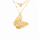 Butterfly Shape Necklace K Gold 925silver Necklace for Women